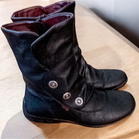 Remonte By Reiker Women's Ankle Bootie Side Zip Black Leather Women’s Size 7 - Picture 4 of 12